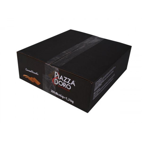 Keksz dobozos 200db Piazza d`Oro karamell