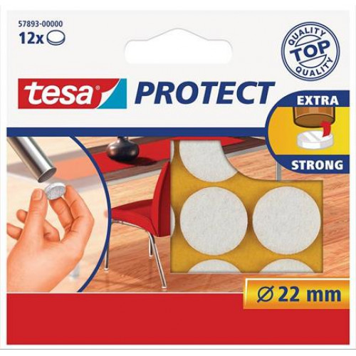 Filckorong karcolásgátló 22mm Tesa Protect fehér