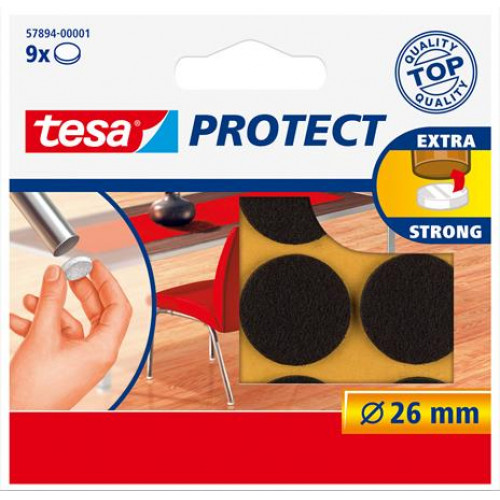 Filckorong karcolásgátló 26mm Tesa Protect barna