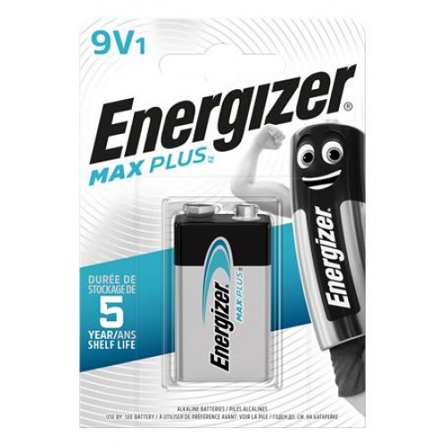 Elem 9V 1db Energizer Max Plus