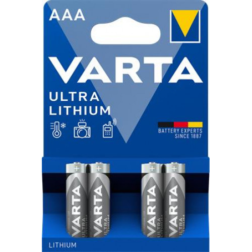 Elem AAA mikro 4db Varta Ultra Lithium