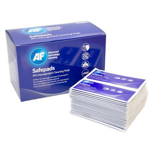 Tisztítókendő izopropil alkohollal nagy méretű 100db AF Safepads