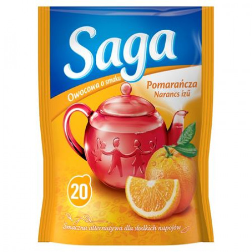 Gyümölcstea 20x1,7g Saga narancs