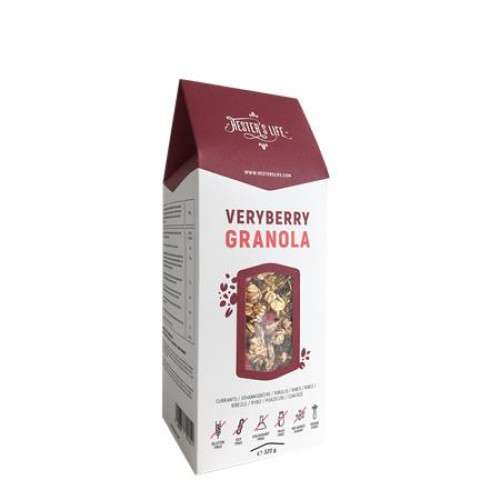 Granola 320g Hesters Life Veryberry ribizlis