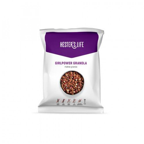 Granola 60g Hesters Life Girlpower málnás