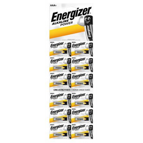 Elem AAA mikro 12db egyesével téphető Energizer Alkaline Power Kartella