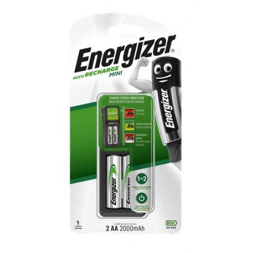 Elemtöltő AA ceruza/AAA mikro 2x2000mAh Energizer Mini