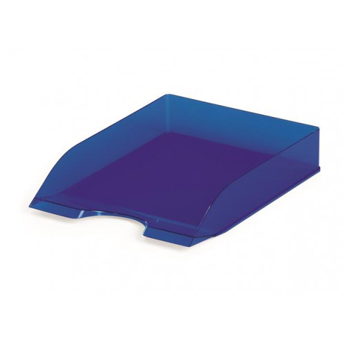 Irattálca műanyag Durable Basic áttetsző kék