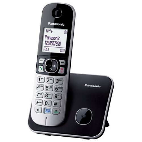 Telefon vezeték nélküli Panasonic KX-TG6811PDB fekete