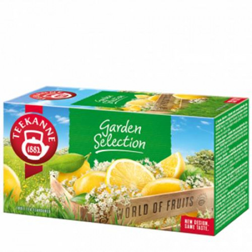 Gyümölcstea 20x2,25g Teekanne Garden Selection bodza-citrom