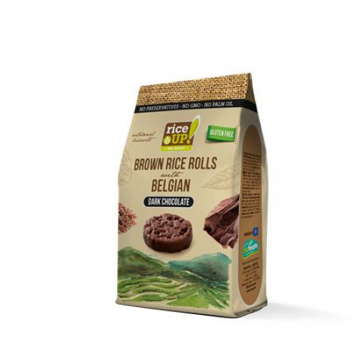 Barnarizs chips 50g Rice Up étcsokoládés