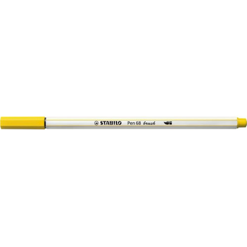 Ecsetirón Stabilo Pen 68 brush sárga