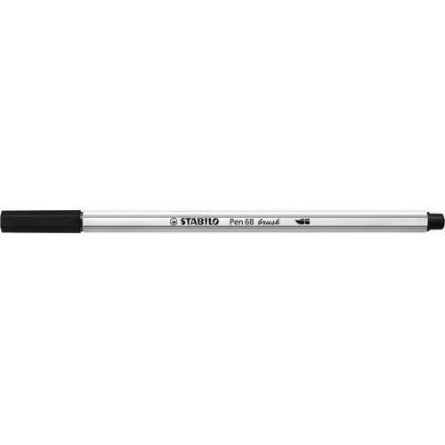 Ecsetirón Stabilo Pen 68 brush fekete