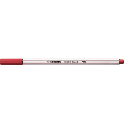 Ecsetirón Stabilo Pen 68 brush vörös