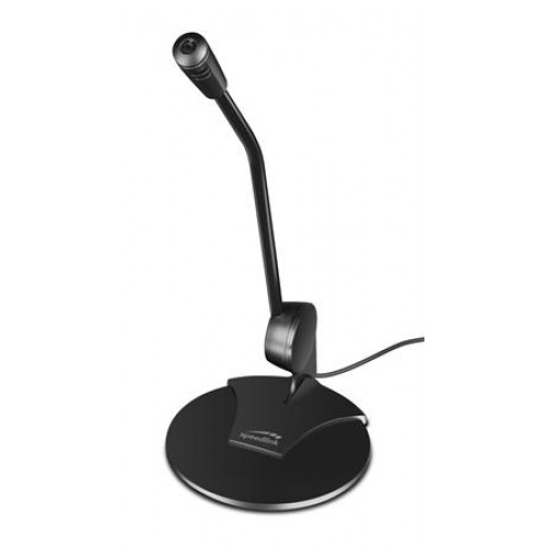 Mikrofon asztali,vezetékes 3,5mm jack Speedlink Pure fekete