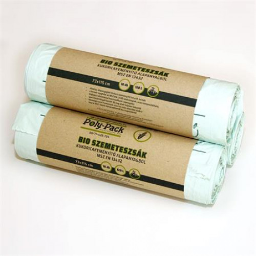 Szemeteszsák 120l lebomló 73x115cm 10db