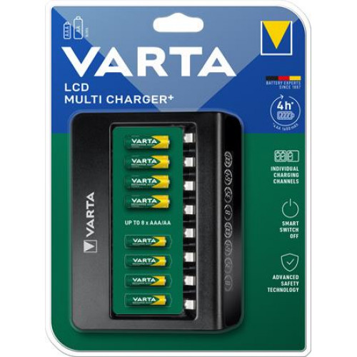 Elemtöltő AA/AAA 8 férőhelyes Varta Multi