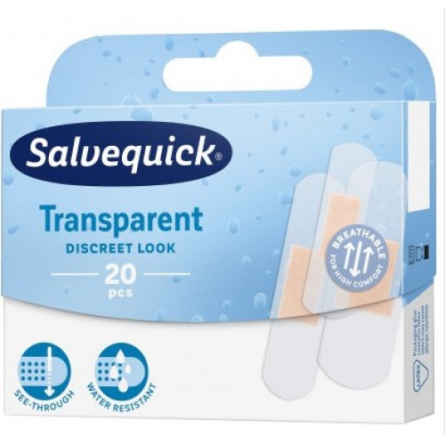 Sebtapasz átlátszó 20db Salvequick Transparent