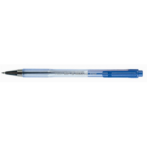 Pilot Golyóstoll 0,27 mm nyomógombos átlátszó tolltestBP-S Matic kék