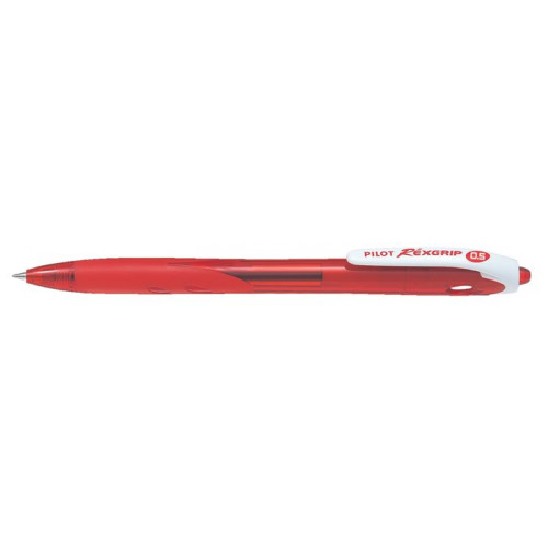 Golyóstoll 0,21 mm nyomógombos Pilot Rexgrip EF extra vékony írás piros