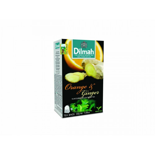 Fekete tea 20x1,5g Dilmah Narancs - Orange & Ginger