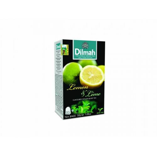 Fekete tea 20x1,5g Dilmah Citrom - Lemon & Lime