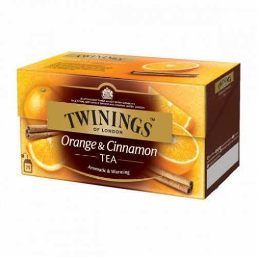 Fekete tea 25x2g Twinings Narancs Fahéj