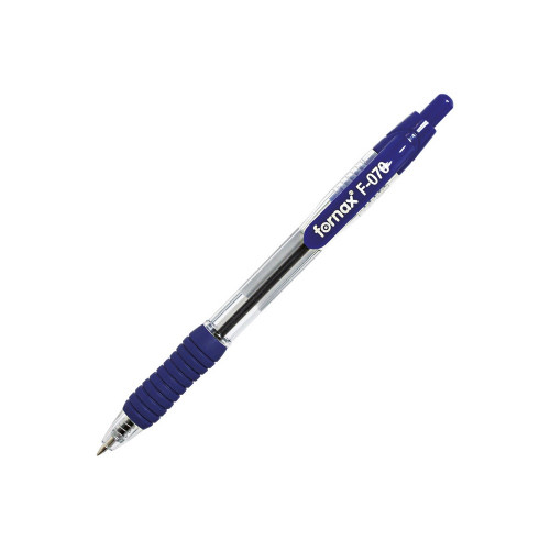 Fornax Golyóstoll 0,7mm nyomógombosF-70 grip kék