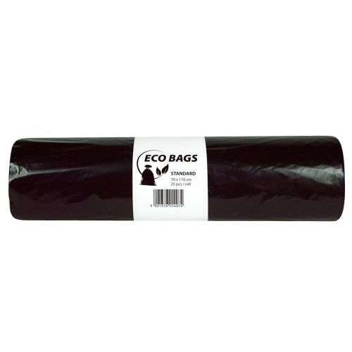 Szemeteszsák 120l ÚJRAHASZNOSÍTOTT (70x110cm) 25db ECOBAGS