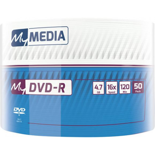 DVD-R lemez 4,7 GB 16x 50db zsugor csomagolás Mymedia