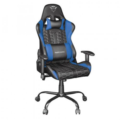 Forgószék műbőr borítás gaming Trust GXT 708B Resto kék