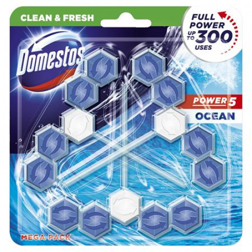 Domestos WC illatosító golyók 3x50gr Power 5 óceán