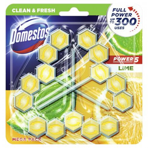 Domestos WC illatosító golyók 3x50gr Power 5 lime