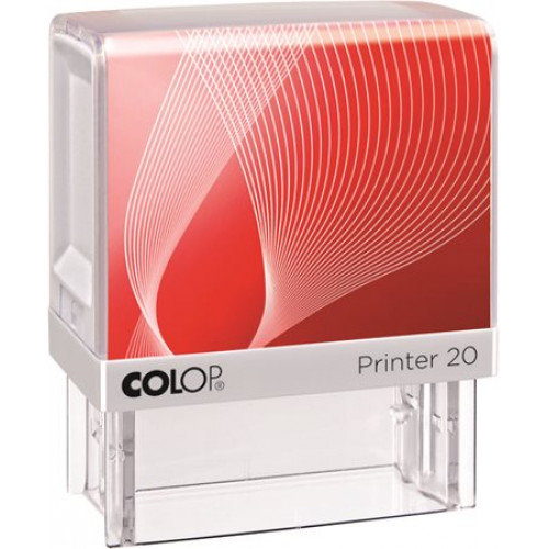 Bélyegző Colop Printer IQ 20 fehér ház - fekete párnával