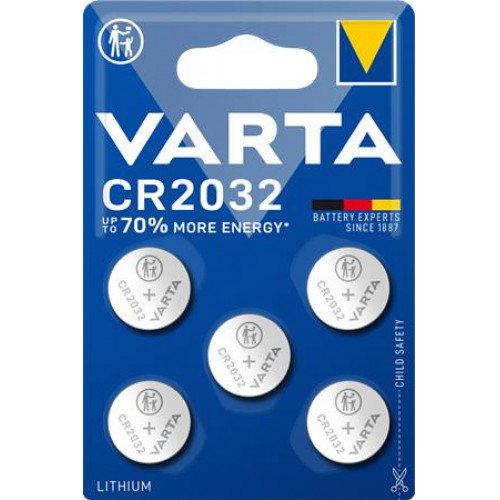Gombelem CR2032 5db Varta