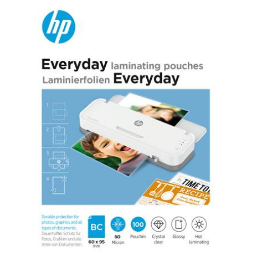HP Meleglamináló fólia 80 mikron 60x95mm fényes 100dbEveryday