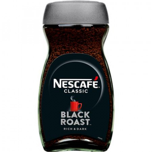 Instant kávé 200g üveges Nescafé Black Roast