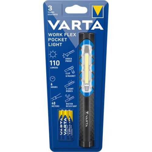 Elemlámpa LED 3xAAA Varta Work flex