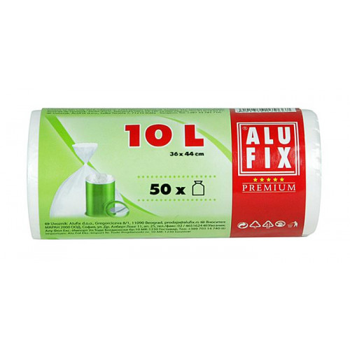 Szemeteszsák 10l 50db Alufix