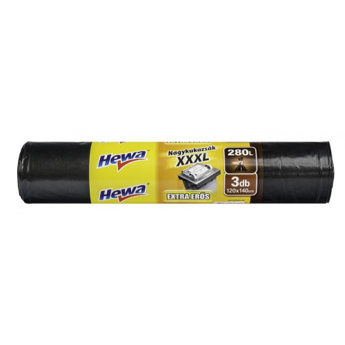 Szemeteszsák (nagykukazsák) 280l 3db Hewa XXXL