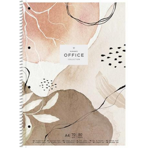 Spirálfüzet vonalas A4+ 80lap Shkolyaryk Office collection vegyes