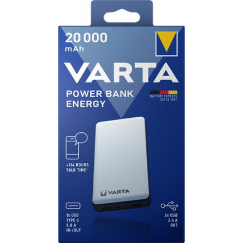 Hordozható akkumulátor 20000 mAh Varta