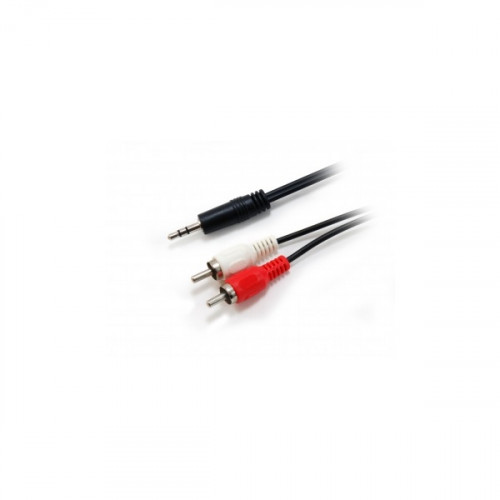 Audio kábel 3,5mm jack-2xRCA 2,5m Equip