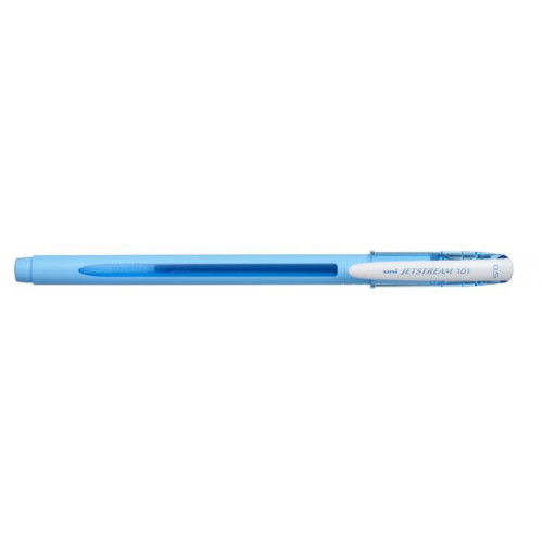 Golyóstoll 0,24mm kupakos Uni SX-101 Jetstream vízkék tolltest kék