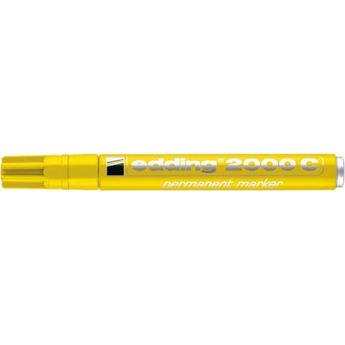 Alkoholos marker 1,5-3mm kúpos Edding 2000 sárga