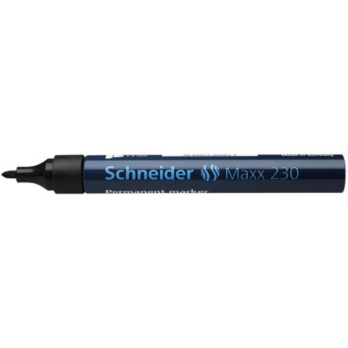 Alkoholos marker 1-3mm fémházas Schneider Maxx 230 fekete