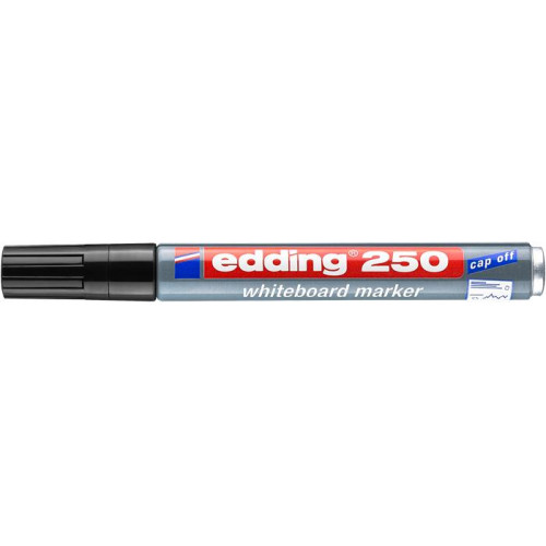 Tábla- és flipchart marker 1-3mm kúpos Edding 250 fekete