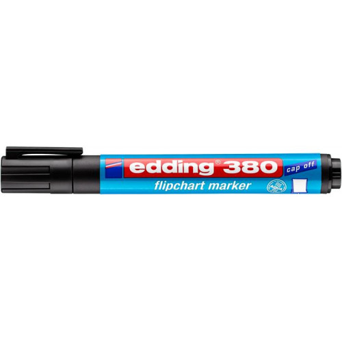 Flipchart marker 1,5-3mm kúpos Edding 380 fekete