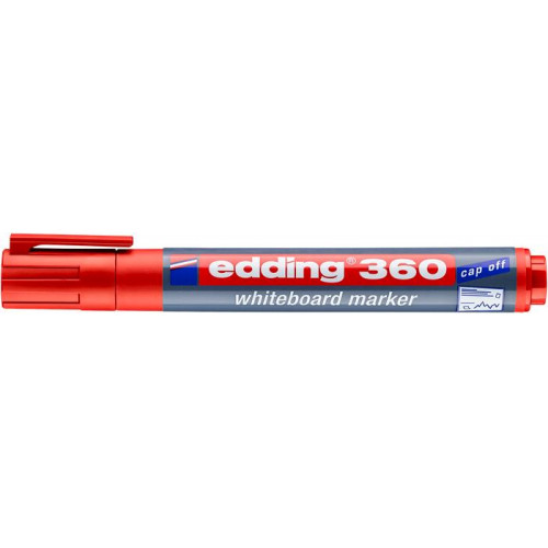 Tábla- és flipchart marker 1,5-3mm kúpos Edding 360 piros