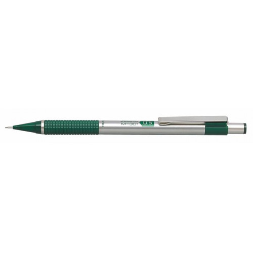 Nyomósirón 0,5mm rozsdamentes acél zöld test Zebra M-301